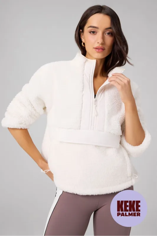 Teddy Half-Zip Pullover sold by Fabletics