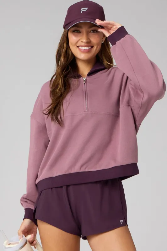 Cozy Fleece Relaxed Half Zip sold by Fabletics