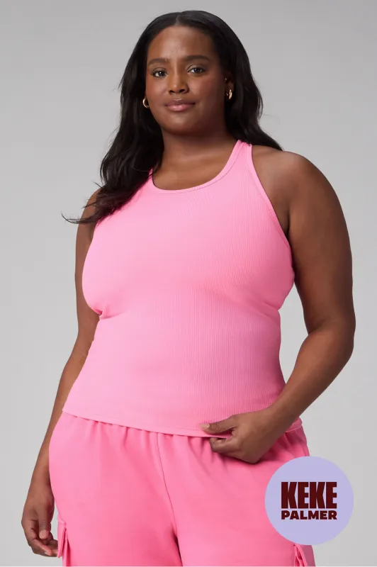 Modal Rib High Neck Built-In Bra Tank sold by Fabletics