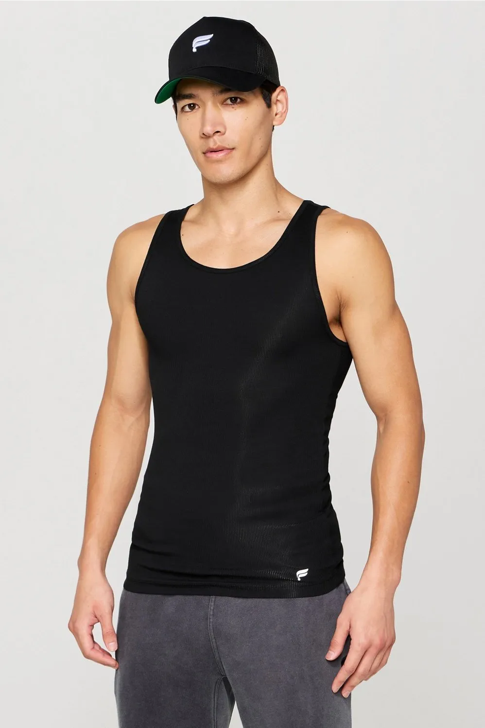 The 24-7 Ribbed Tank sold by Fabletics