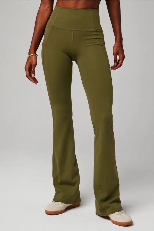 Oasis PureLuxe High-Waisted Pocketed Kick Flare sold by Fabletics