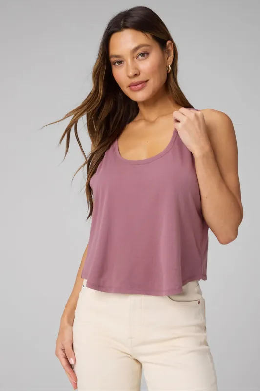 100% Cotton Flow Tank sold by Fabletics