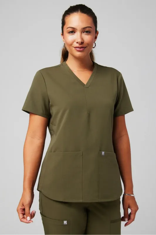 Method 2-Pocket Scrub Top made by Fabletics