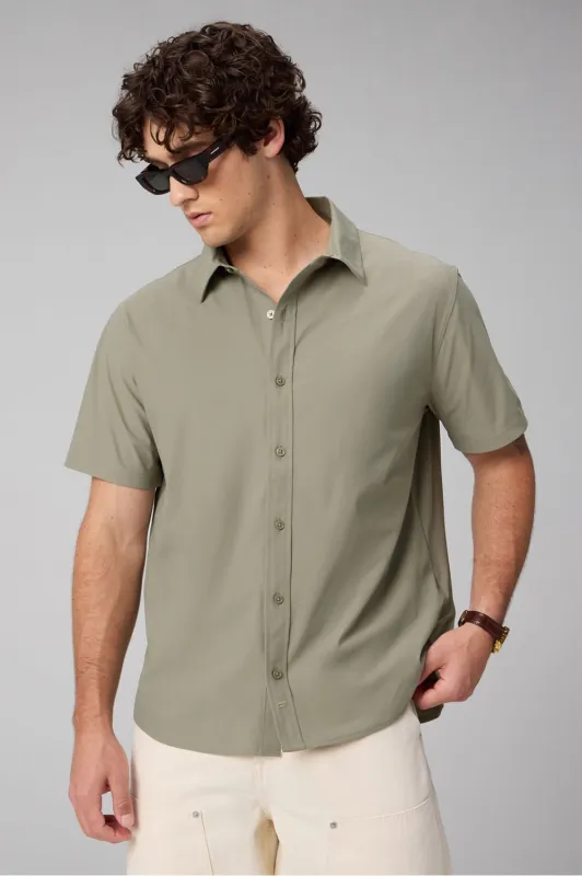 The Don Short Sleeve Button Up made by Fabletics