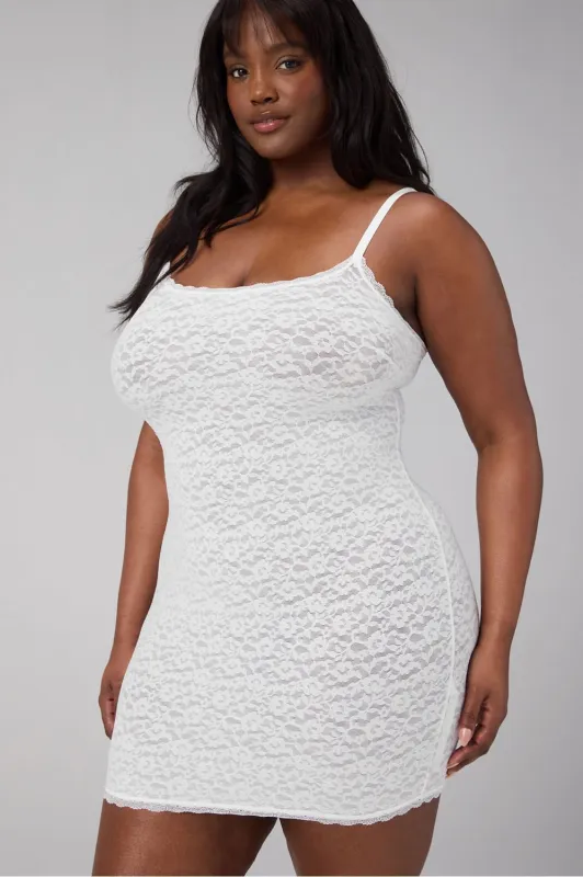Lush Lace Slip Dress made by Fabletics