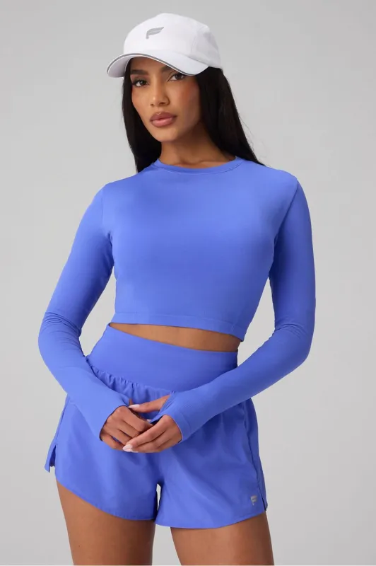 Feather Tech+ Cropped Long-Sleeve Top sold by Fabletics