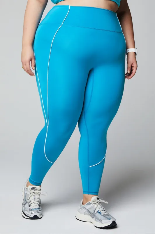 Anywhere Motion365+ High-Waisted Piped Legging made by Fabletics