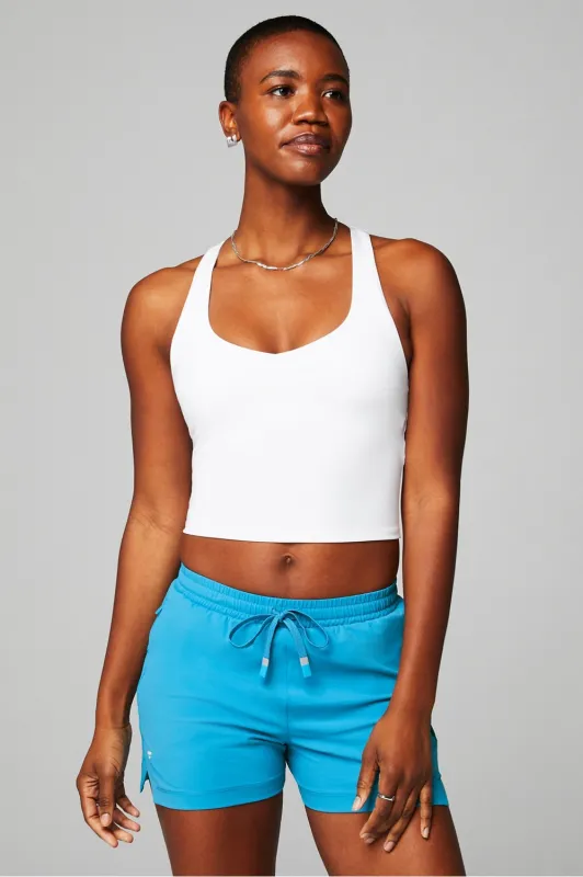 Anywhere Cropped Built-In Bra Tank made by Fabletics