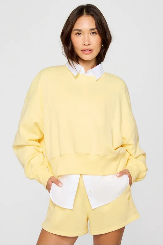 Year Round Terry Crew Neck Sweatshirt made by Fabletics