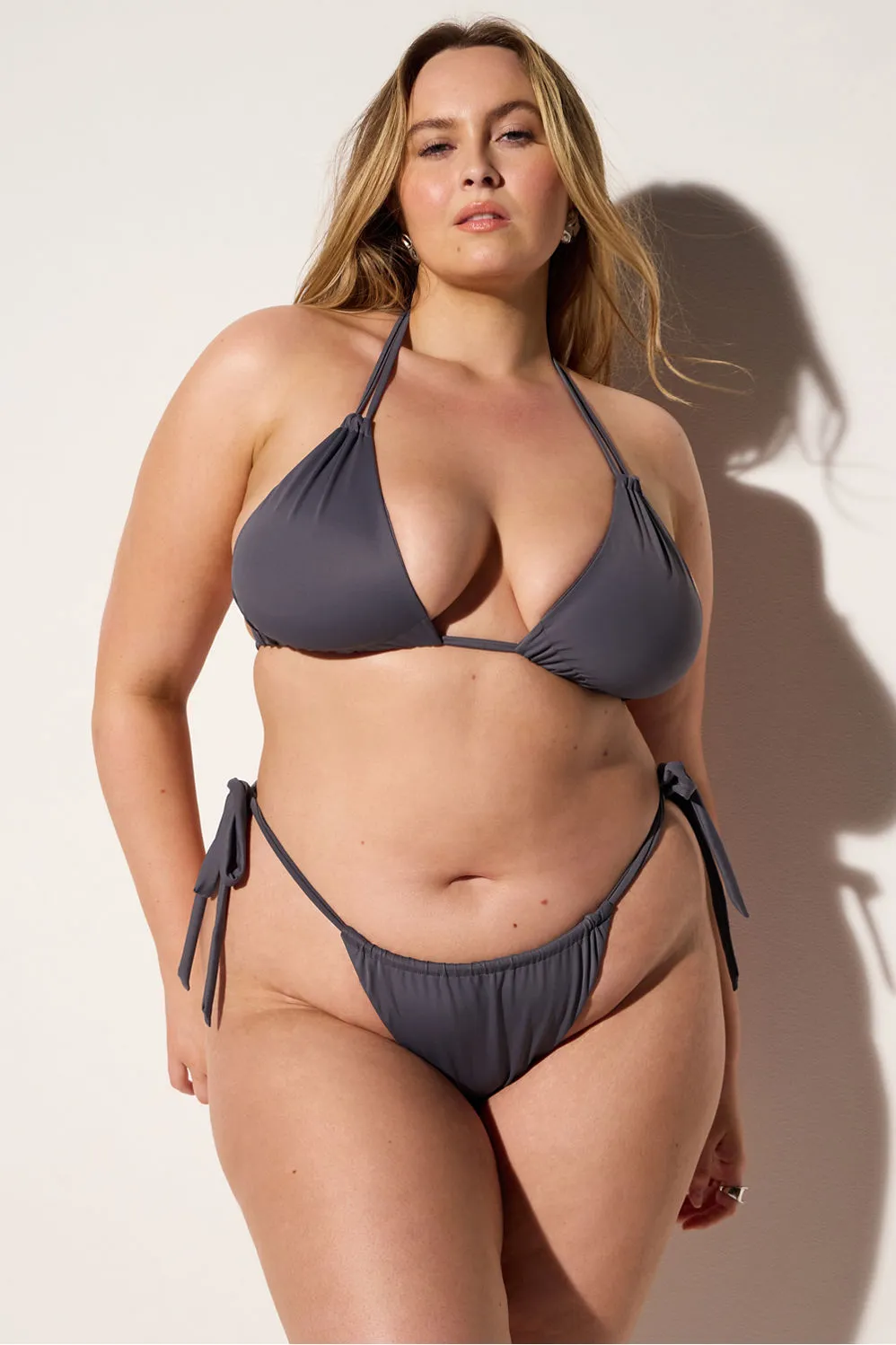 Triangle Scrunch Swim Top sold by Fabletics