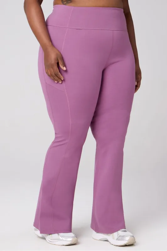 PonteFlex Kick Flare Scrub Legging made by Fabletics