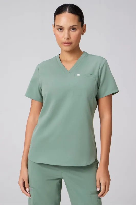 Vital 1-Pocket Scrub Top made by Fabletics