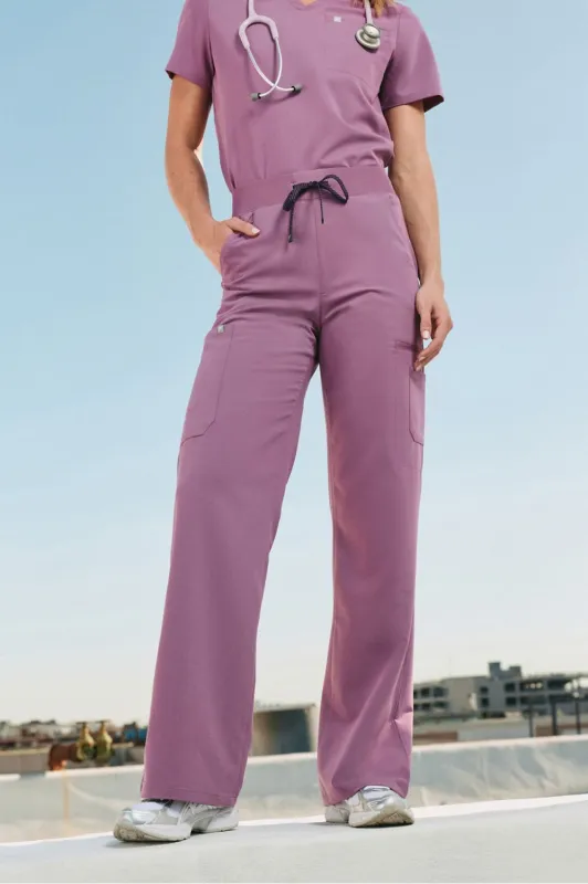 High-Rise Wide Leg Scrub Pant made by Fabletics