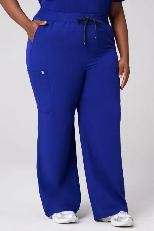 High-Rise Wide Leg Scrub Pant made by Fabletics