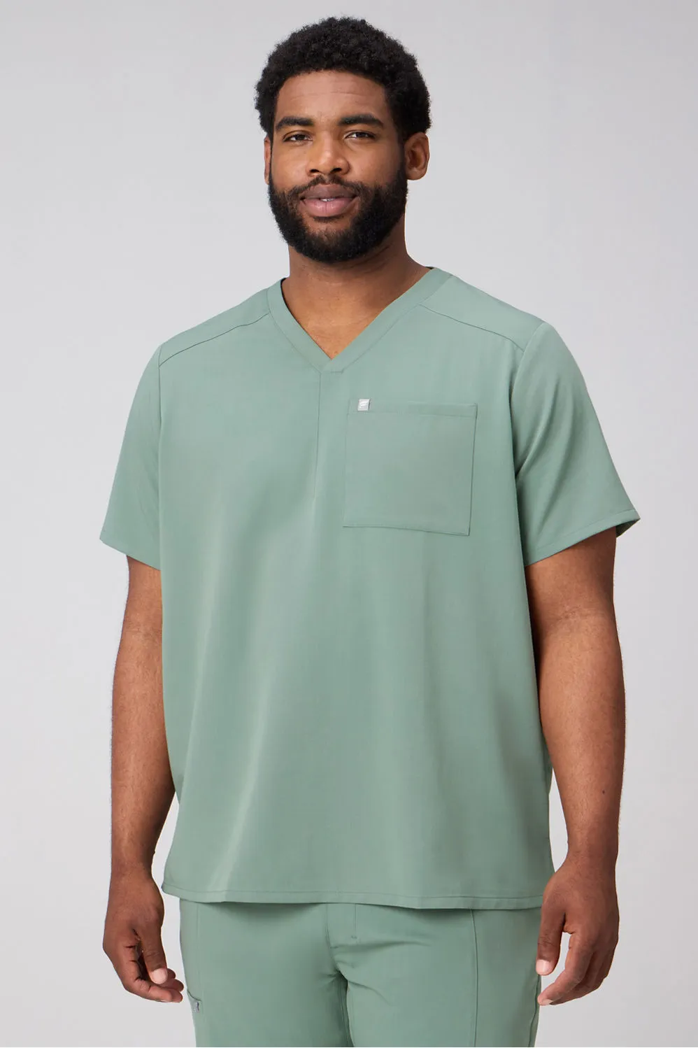 Helix 1-Pocket Scrub Top sold by Fabletics