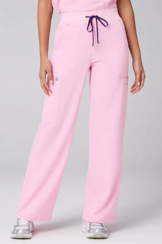 High-Rise Wide Leg Scrub Pant made by Fabletics
