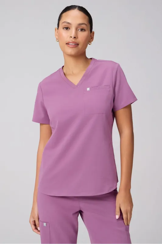 Vital 1-Pocket Scrub Top (Petite Fit) made by Fabletics