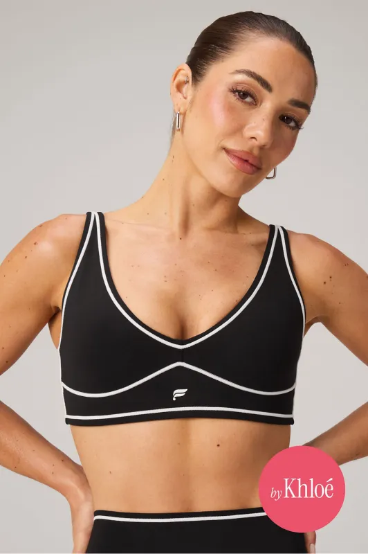 PureLuxe Longline Low Impact Bra made by Fabletics