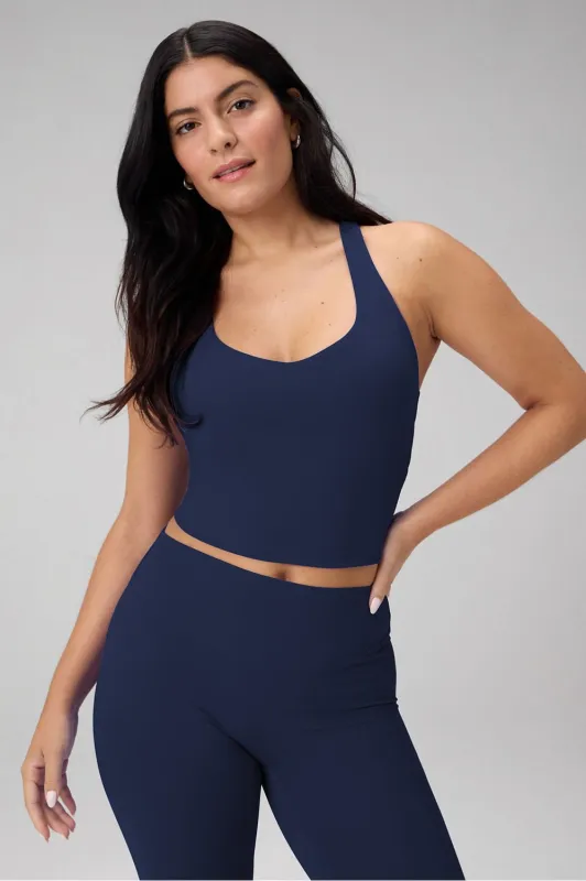 Anywhere Cropped Built-In Bra Tank made by Fabletics