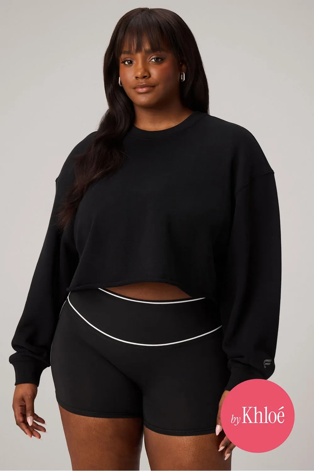 Heavy Terry Cropped Pullover sold by Fabletics