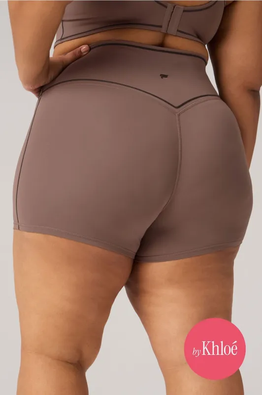 The No-Seam PureLuxe TLC Short 4" made by Fabletics