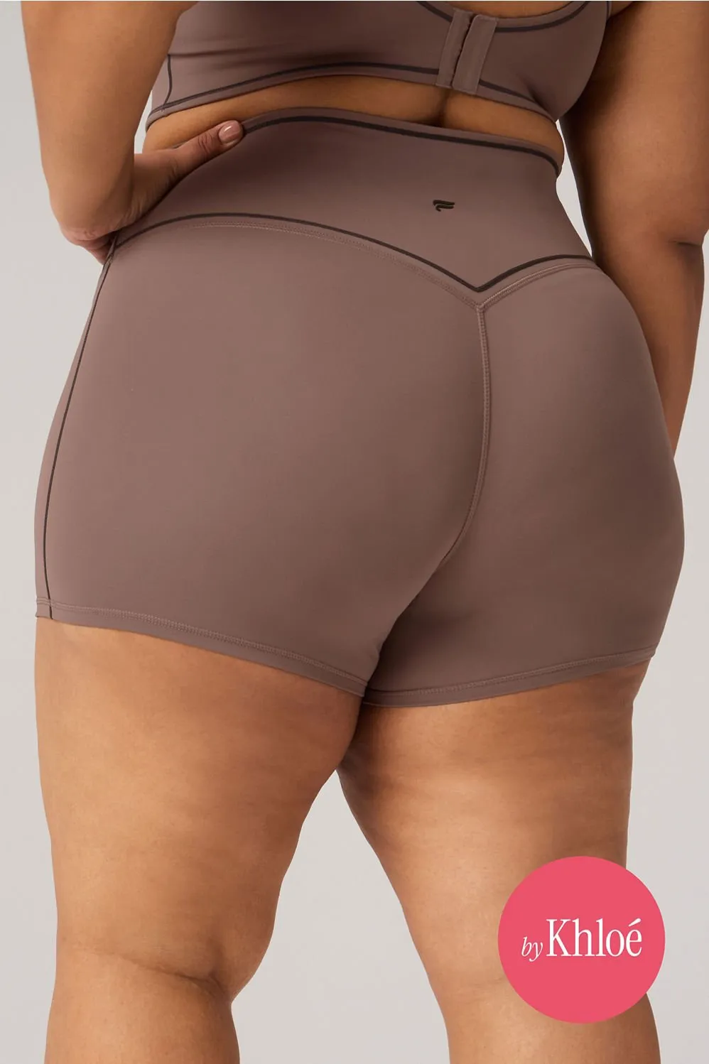 The No-Seam PureLuxe TLC Short 4" sold by Fabletics