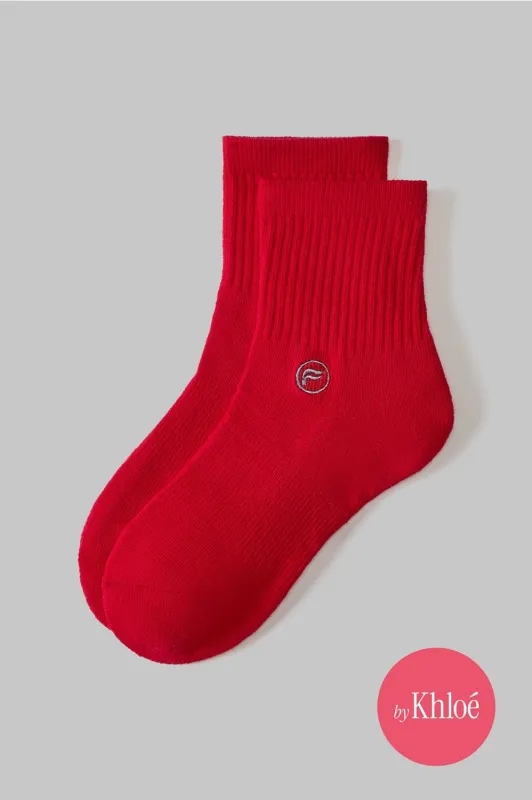 The Everyday Quarter Crew Sock made by Fabletics