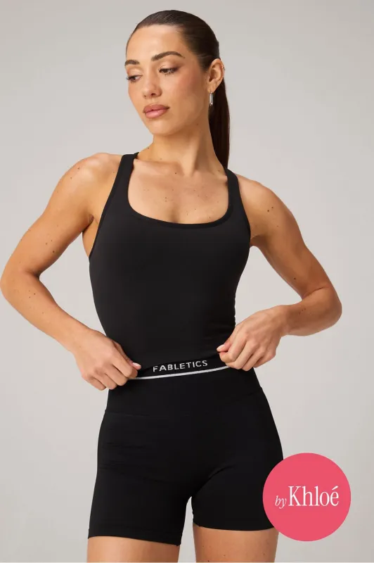 Seamless Cropped Built-In Bra Tank made by Fabletics