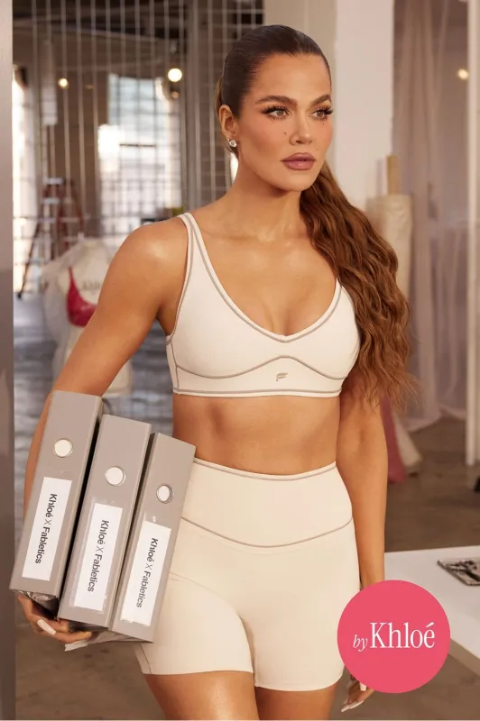 PureLuxe Longline Low Impact Bra made by Fabletics