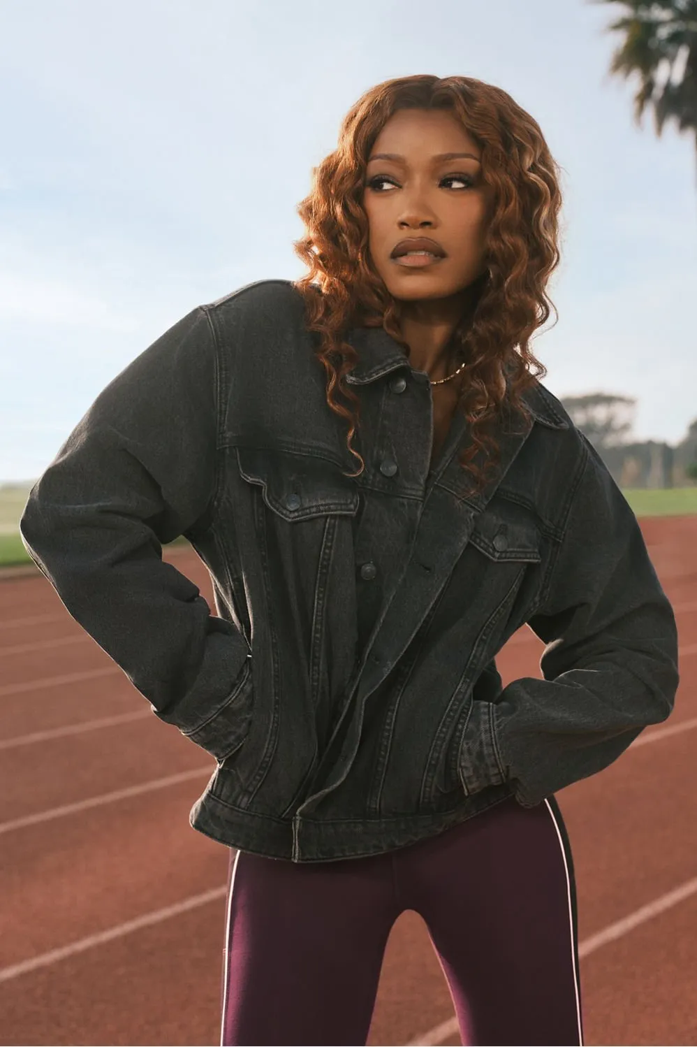 Relaxed Denim Jacket sold by Fabletics