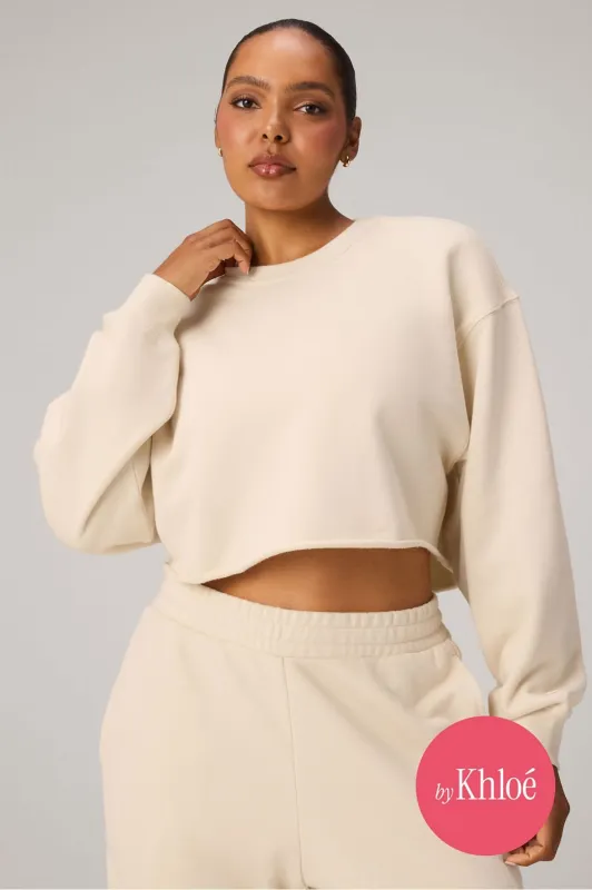 Heavy Terry Cropped Pullover made by Fabletics