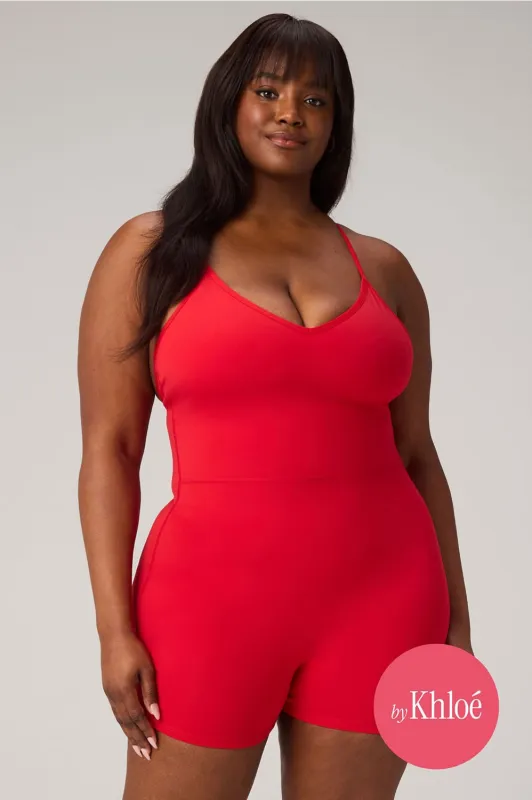Booty Scrunch PureLuxe V-Back Jumpsuit 4" made by Fabletics