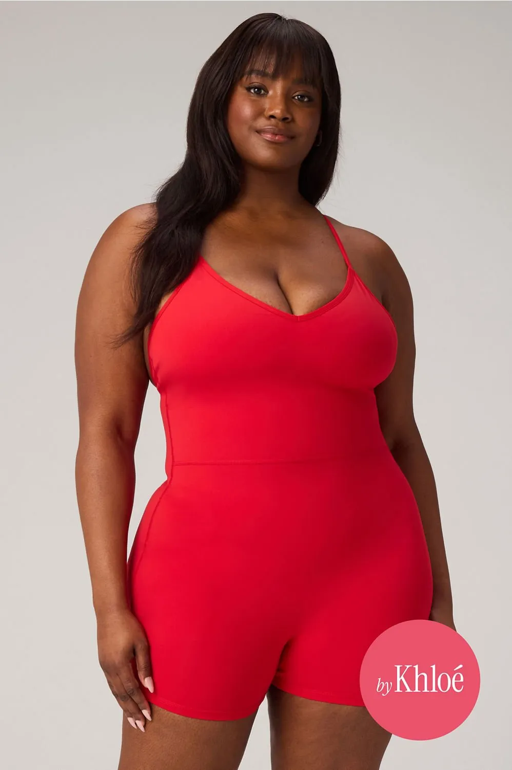 Booty Scrunch PureLuxe V-Back Jumpsuit 4" sold by Fabletics