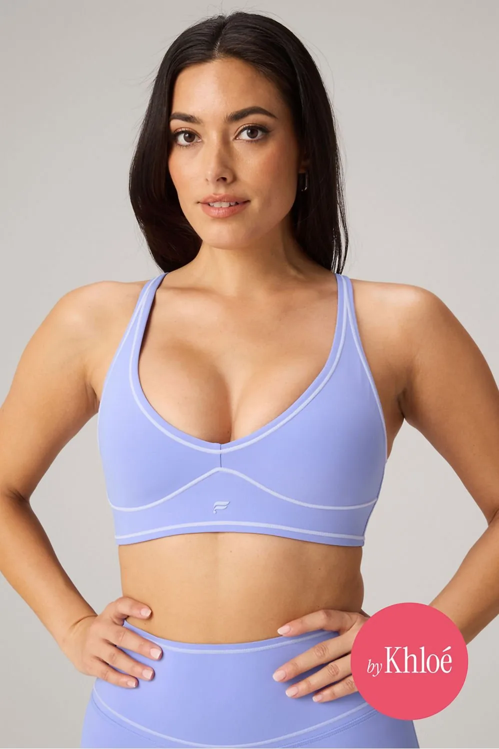 PureLuxe Longline Low Impact Bra sold by Fabletics