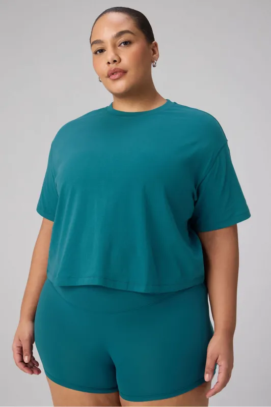 100% Cotton Boxy Tee made by Fabletics