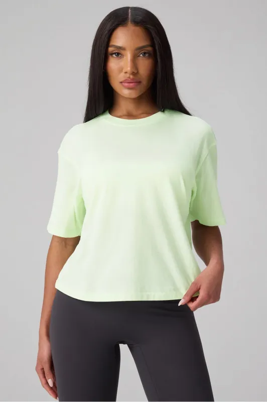 100% Cotton Boxy Tee made by Fabletics