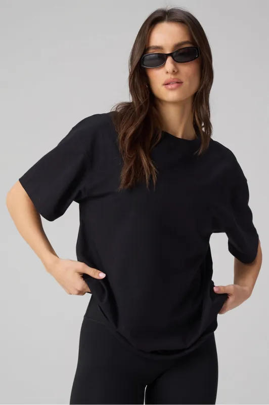 Mid Weight Cotton Boyfriend Short Sleeve Tee made by Fabletics