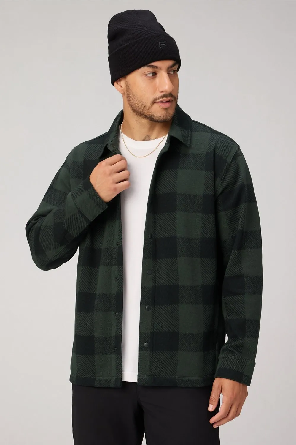The Go-To Shirt Jacket sold by Fabletics