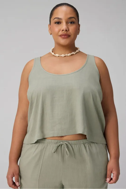 Lifestyle Linen Tank made by Fabletics