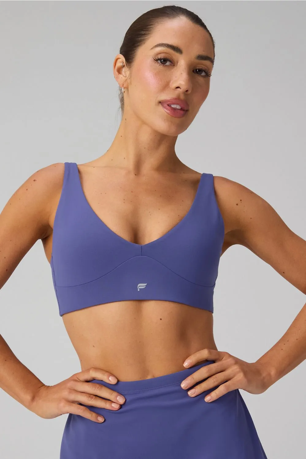 PureLuxe Longline Low Impact Bra sold by Fabletics
