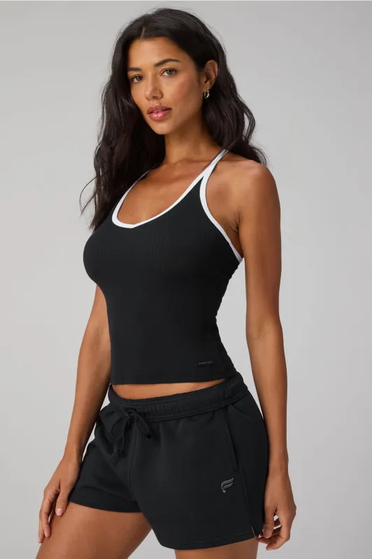 Modal Rib V-Neck Tank made by Fabletics