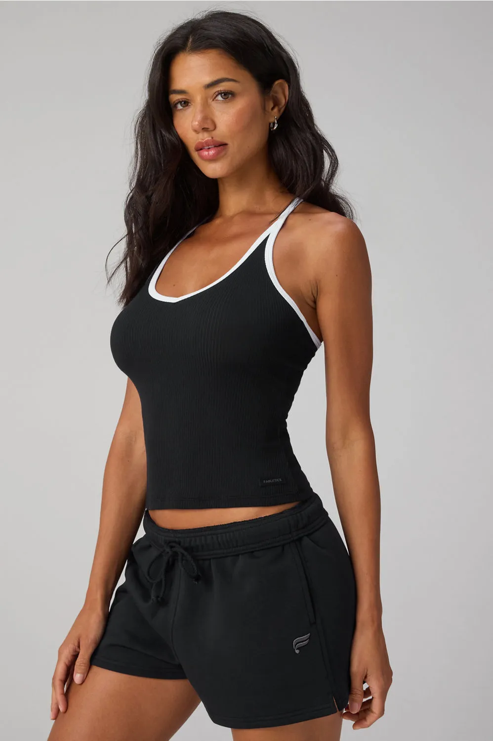 Modal Rib V-Neck Tank sold by Fabletics