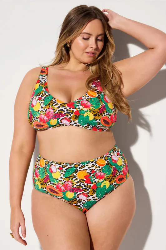 Shaping Swim Plunge Bikini Top made by Fabletics