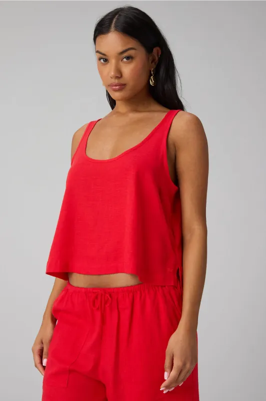 Lifestyle Linen Tank made by Fabletics