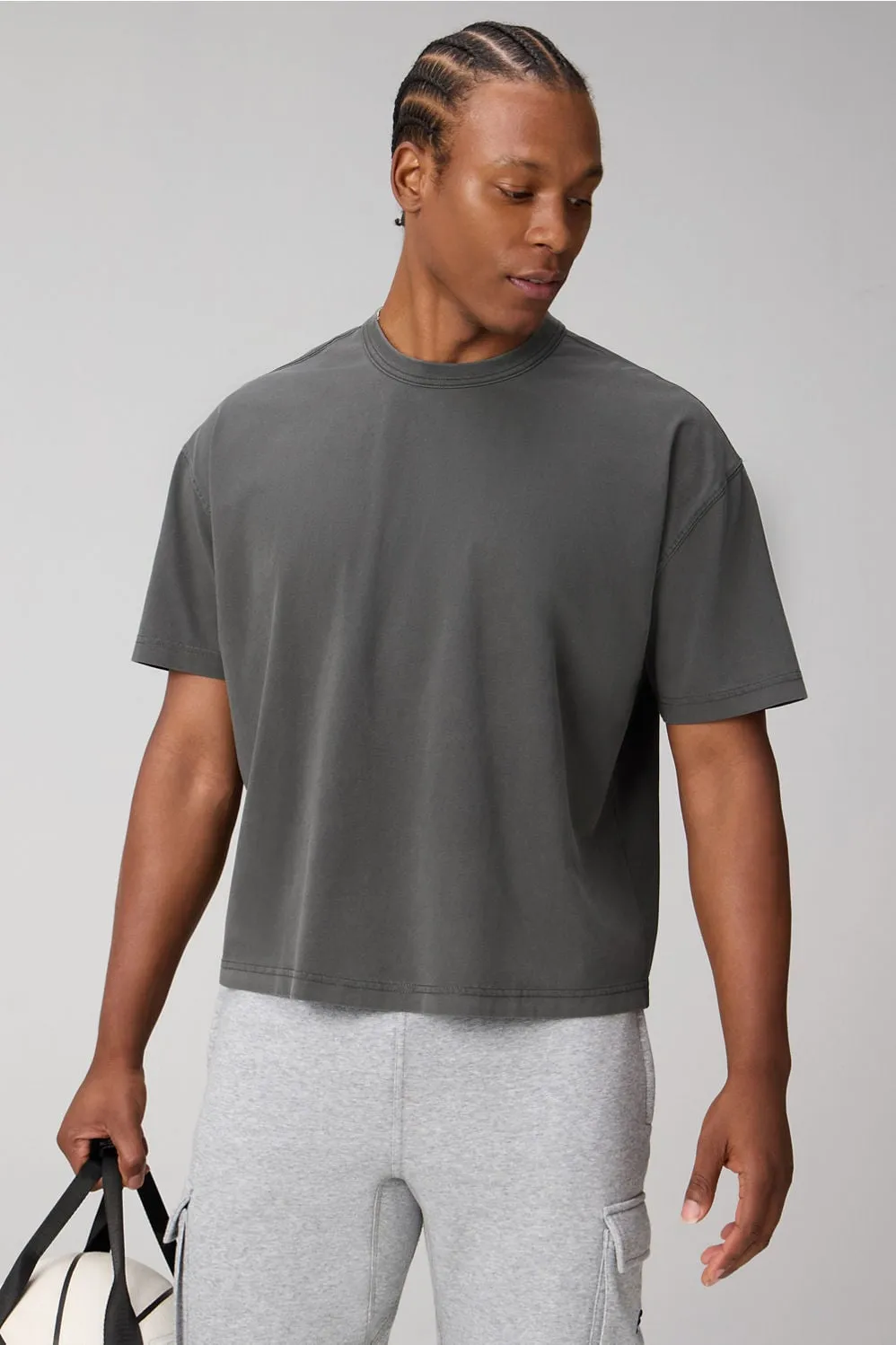 The Effortless Oversized Tee (Cropped) sold by Fabletics