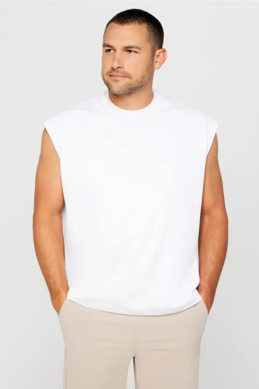 The Effortless Oversized Muscle Tank made by Fabletics