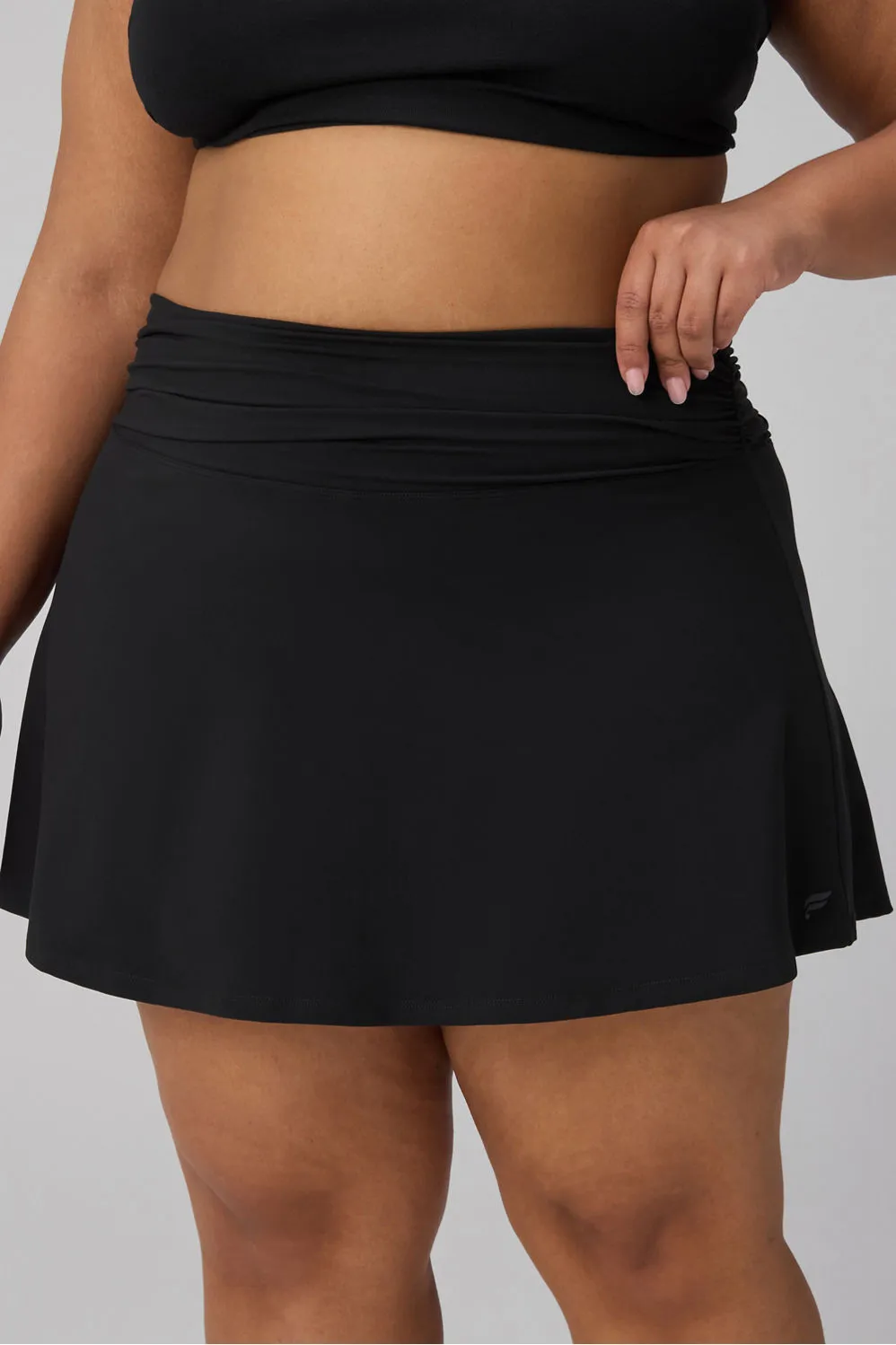 Ruched Flounce Classic Mini Skirt sold by Fabletics