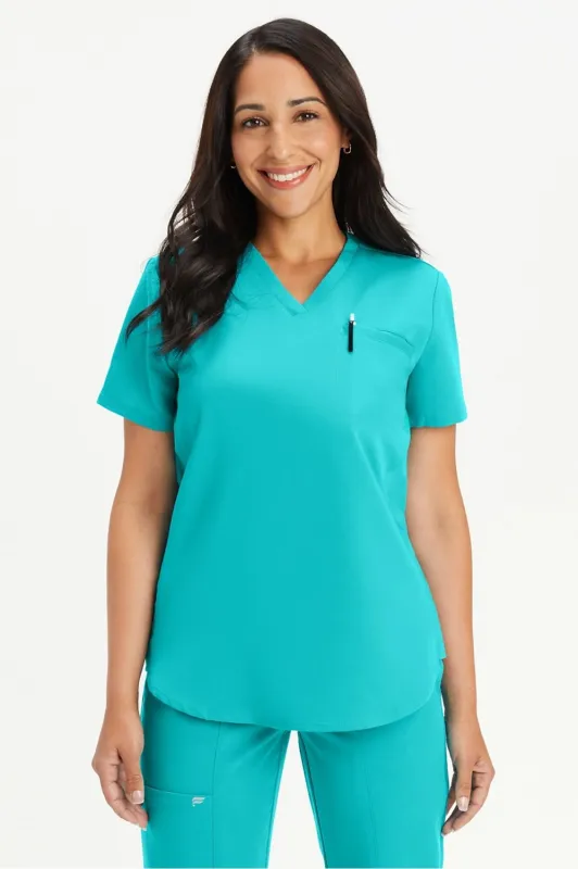 Vital 1-Pocket Scrub Top made by Fabletics