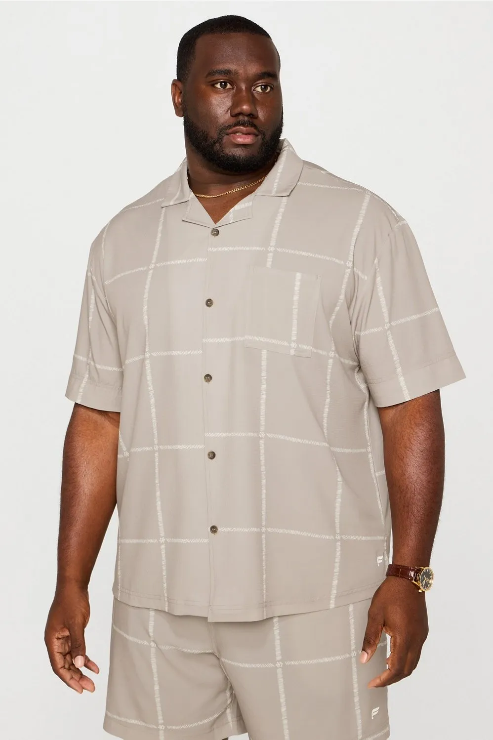 The Cabana Button Up sold by Fabletics