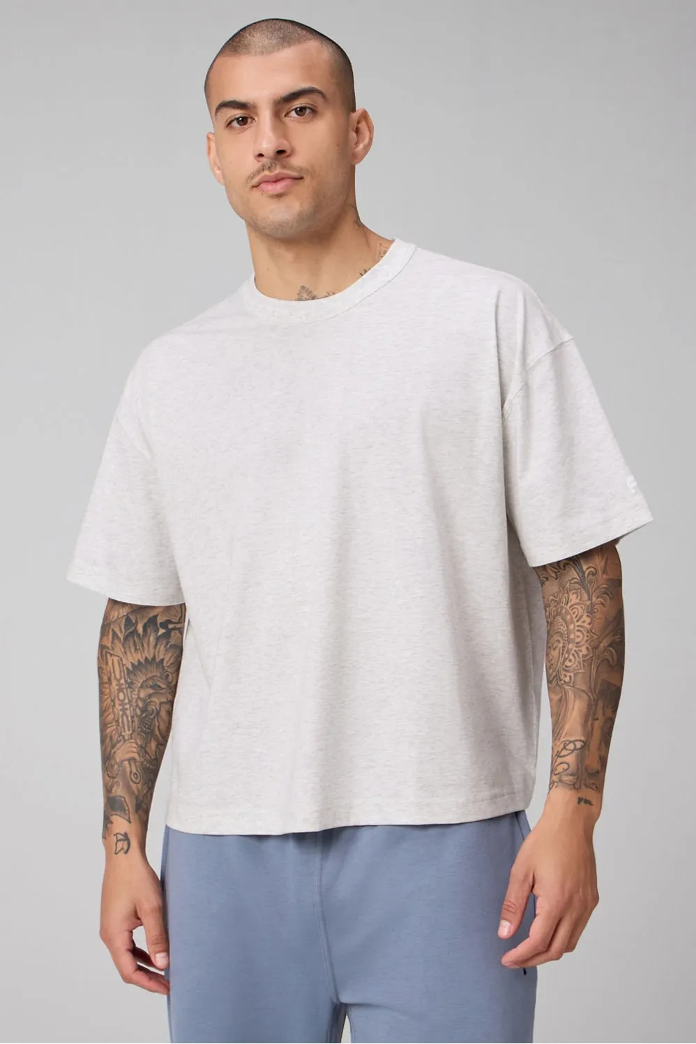 The Effortless Oversized Tee (Cropped) sold by Fabletics